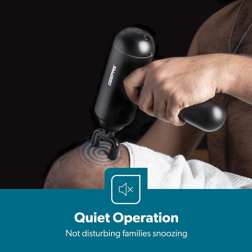 Geepas Rechargeable Handheld Massage Gun GM86081UK