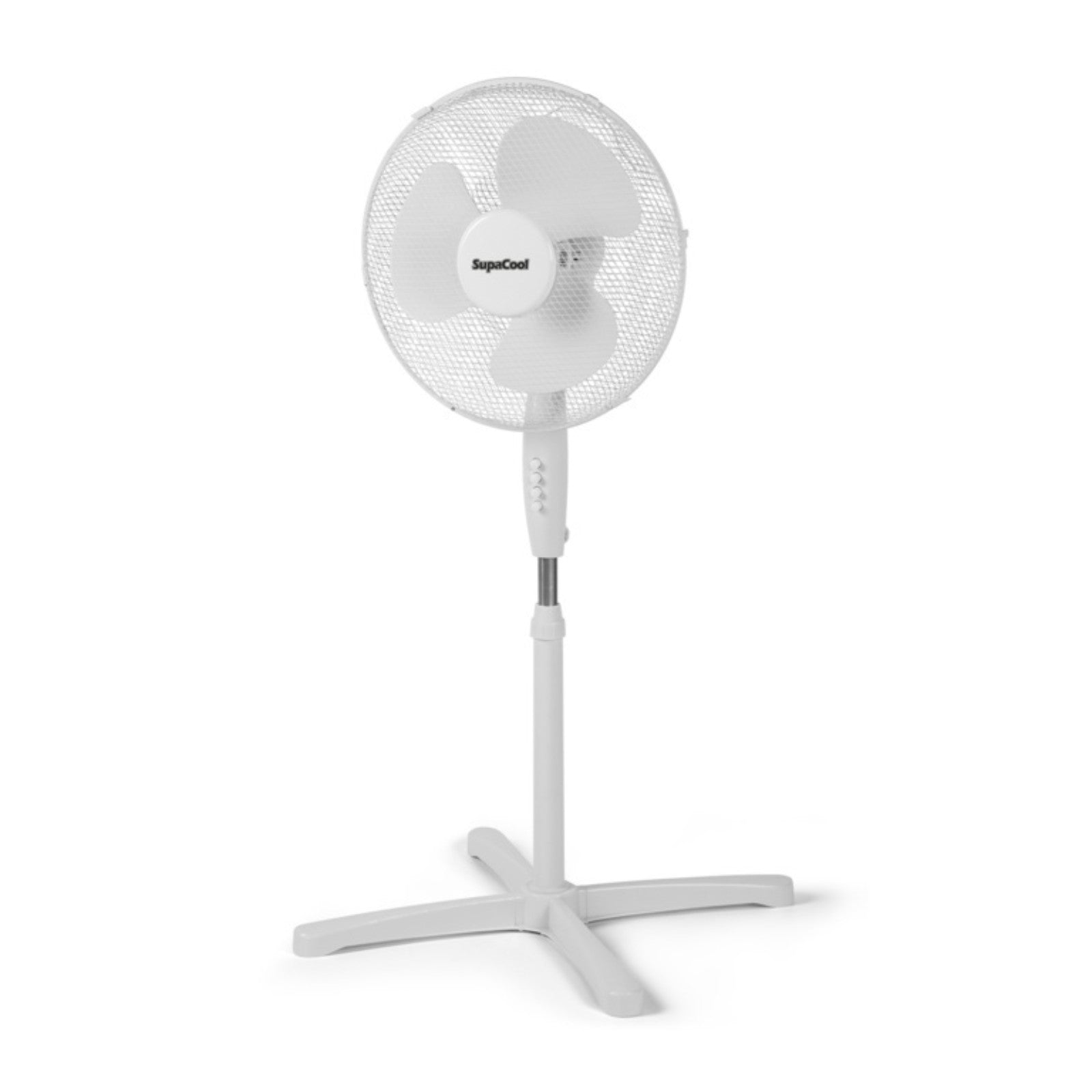 SupaCool 16" Pedestal Stand Fan White (SCF16A)