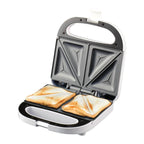 Domestic King 750W 2 Slice Sandwich Maker (DK18100) - White
